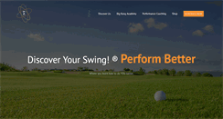 Desktop Screenshot of discoveryourswing.com