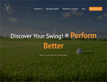 Tablet Screenshot of discoveryourswing.com